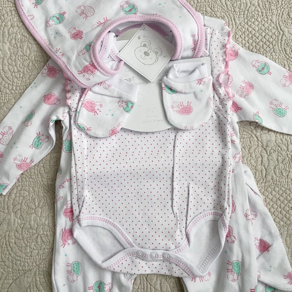 Baby Girls 3-6M 5 Piece Set - Picture 5 of 5